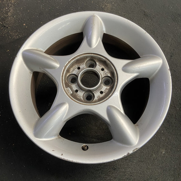 16" MINI COOPER 02-06 16x6.5 alloy 5 straight spokes silver Original OEM Wheel - View 7
