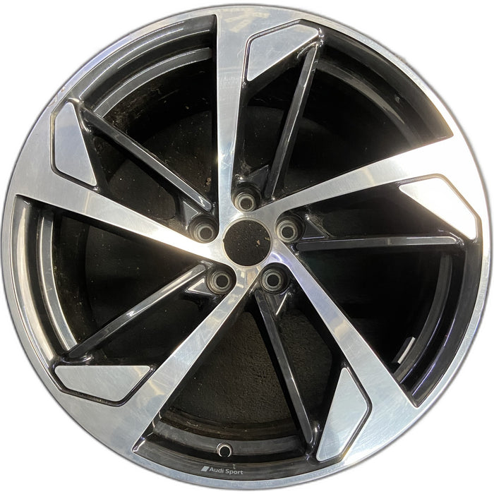20" AUDI RS5 18 , , slotted spoke, w/o inlay Original OEM Wheel Rim - Front View