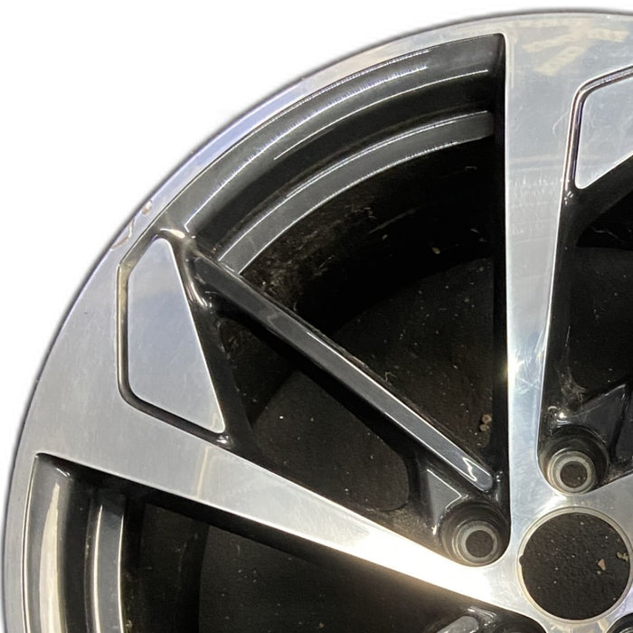 20" AUDI RS5 18 20x9 alloy 5 spoke slotted spoke w/o inlay Original OEM Wheel - Angle View