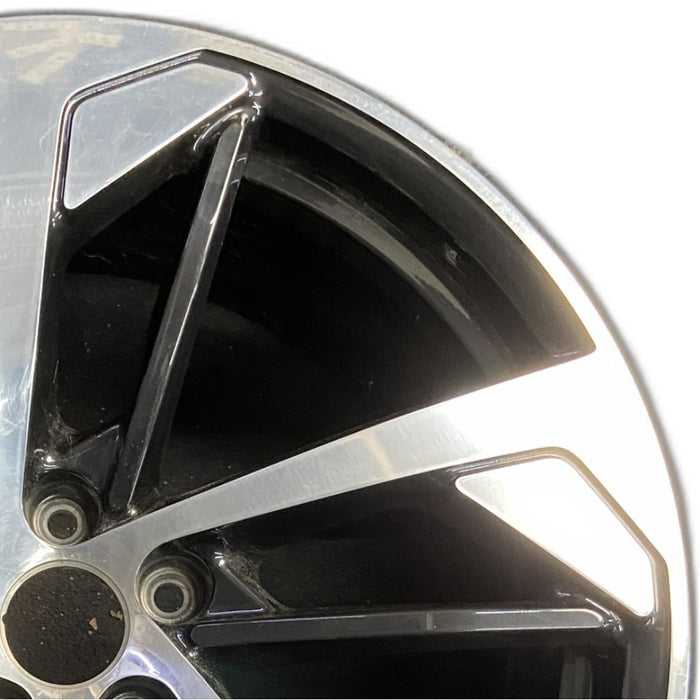 20" AUDI RS5 18 20x9 alloy 5 spoke slotted spoke w/o inlay Original OEM Wheel - Side Profile