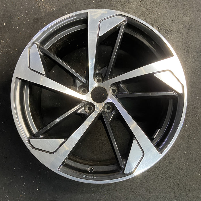 20" AUDI RS5 18 , , slotted spoke, w/o inlay Original OEM Wheel Rim - Angle View