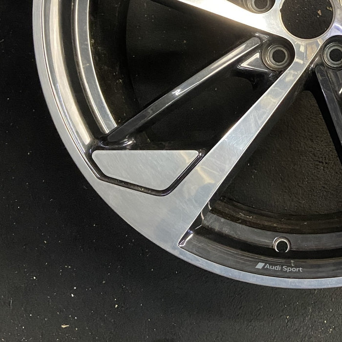 20" AUDI RS5 18 20x9 alloy 5 spoke slotted spoke w/o inlay Original OEM Wheel - Additional View