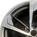 20" AUDI RS5 18 20x9 alloy 5 spoke slotted spoke w/o inlay Original OEM Wheel - Angle View