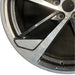 20" AUDI RS5 18 20x9 alloy 5 spoke slotted spoke w/o inlay Original OEM Wheel - Back View
