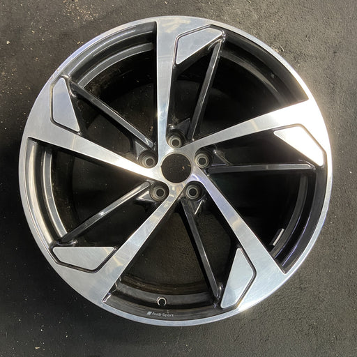 20" AUDI RS5 18 , , slotted spoke, w/o inlay Original OEM Wheel Rim - Angle View