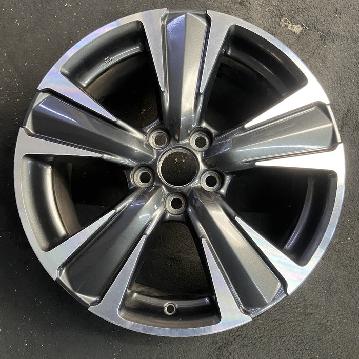 18" UX200 19-23 18x7 alloy 5 spoke Original OEM Wheel Rim - Front View