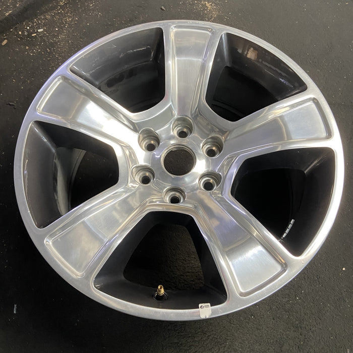 20" DODGE 1500 PICKUP 19-21 , 20x9, , 5 spoke, opt WRF Original OEM Wheel Rim - Side Profile