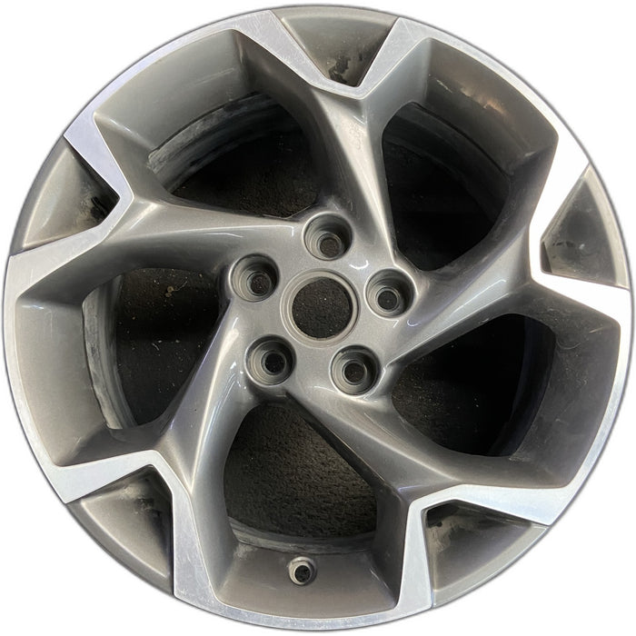 17" TRAX 24-25 17x7.5, gray Original OEM Wheel Rim - Front View