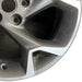 17" TRAX 24-25 17x7.5 gray opt Q7D Original OEM Wheel Rim - Close-Up Detail
