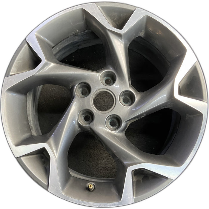 17" TRAX 24-25 17x7.5, gray Original OEM Wheel Rim - Front View