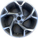 17" TRAX 24-25 17x7.5, gray Original OEM Wheel Rim - Front View
