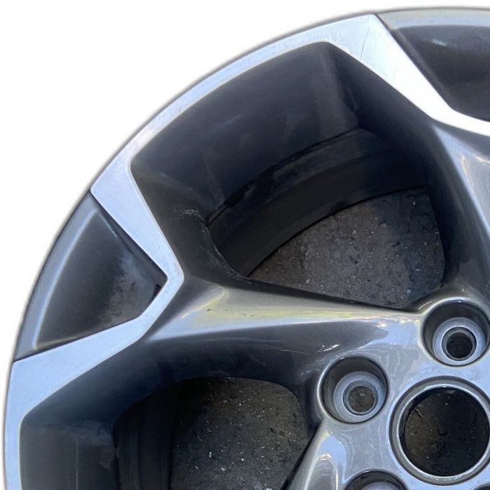 17" TRAX 24-25 17x7.5 gray opt Q7D Original OEM Wheel Rim - Angle View