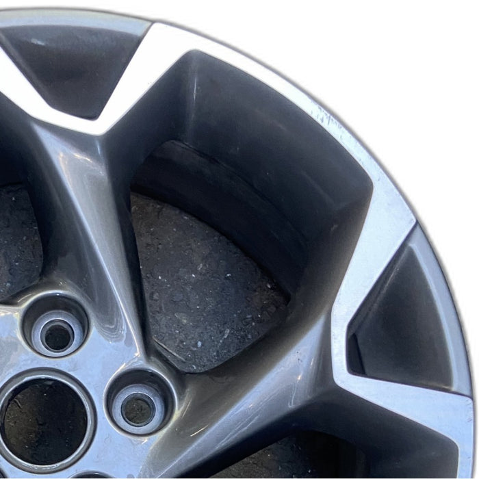 17" TRAX 24-25 17x7.5 gray opt Q7D Original OEM Wheel Rim - Side Profile