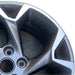 17" TRAX 24-25 17x7.5 gray opt Q7D Original OEM Wheel Rim - Side Profile
