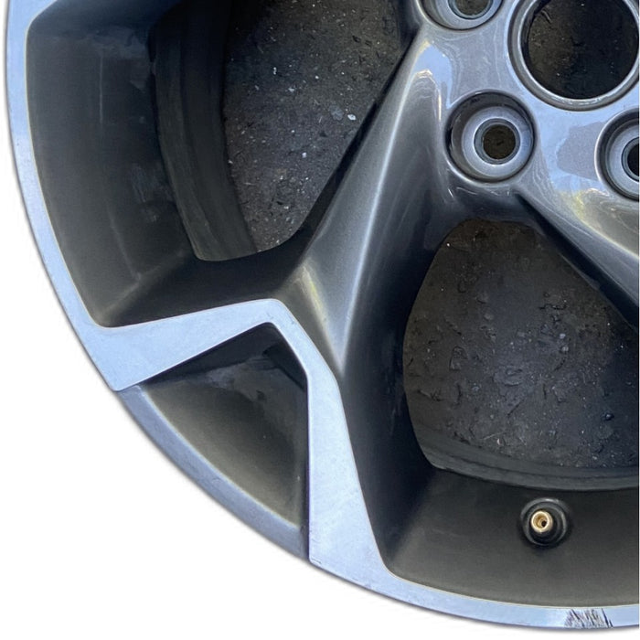 17" TRAX 24-25 17x7.5 gray opt Q7D Original OEM Wheel Rim - Back View