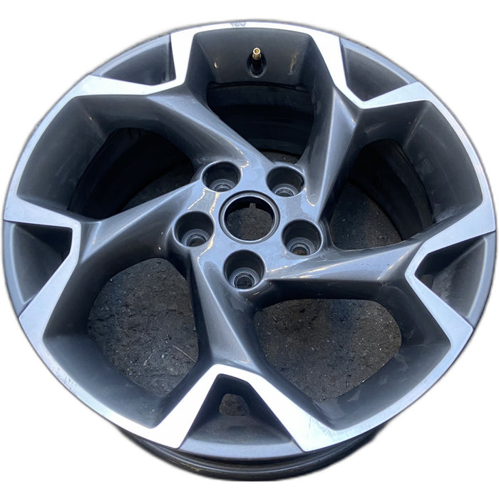 17" TRAX 24-25 17x7.5, gray Original OEM Wheel Rim - Front View