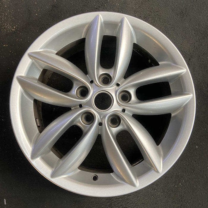 17" COUNTRYMAN 11-12 17x7 alloy 5 twin spoke silver Original OEM Wheel Rim - Additional View