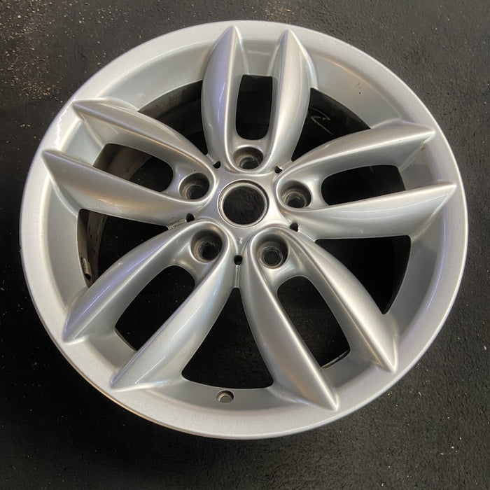 17" COUNTRYMAN 11-12 17x7 alloy 5 twin spoke silver Original OEM Wheel Rim - View 7