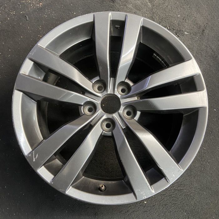 18" IMPREZA 12-14 18x8.5 , 5 spoke, double spoke Original OEM Wheel Rim - Angle View