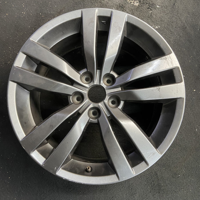 18" IMPREZA 12-14 18x8.5 , 5 spoke, double spoke Original OEM Wheel Rim - Angle View