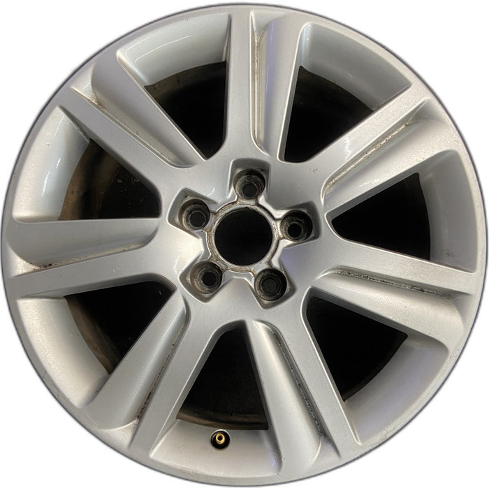 17" AUDI A4 09-11 17x7.5 , 7 spoke Original OEM Wheel Rim - Front View