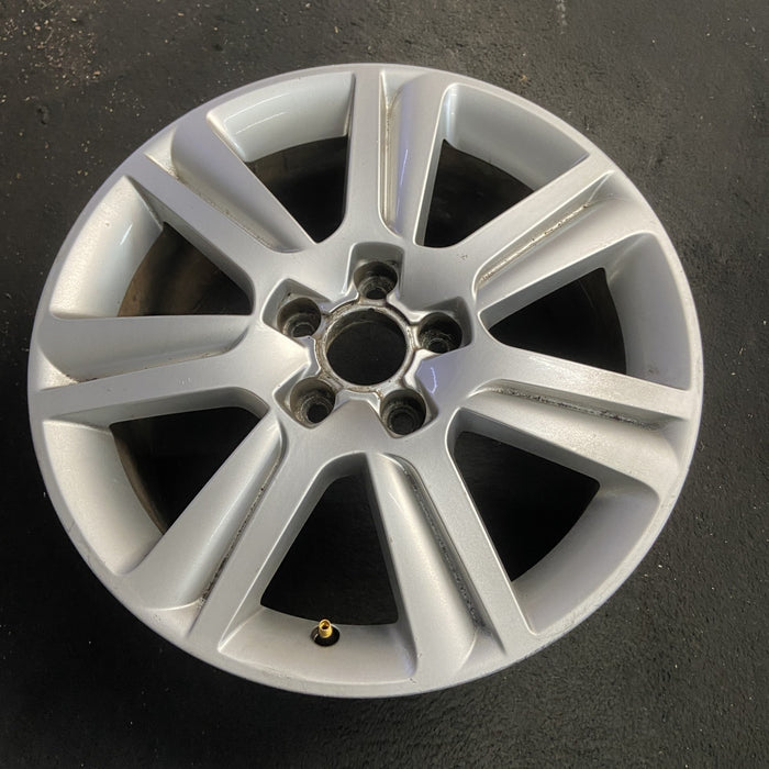 17" AUDI A4 09-11 17x7.5 , 7 spoke Original OEM Wheel Rim - Side Profile