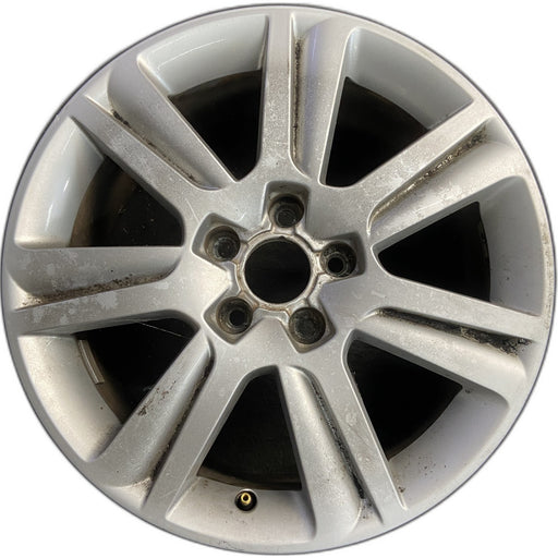 17" AUDI A4 09-11 17x7.5 , 7 spoke Original OEM Wheel Rim - Front View