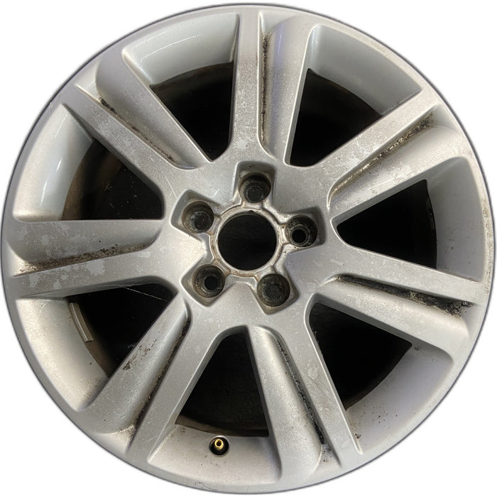 17" AUDI A4 09-11 17x7.5 , 7 spoke Original OEM Wheel Rim - Front View