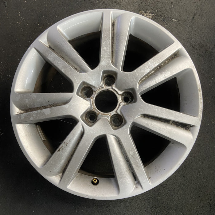 17" AUDI A4 09-11 17x7.5 , 7 spoke Original OEM Wheel Rim - Angle View