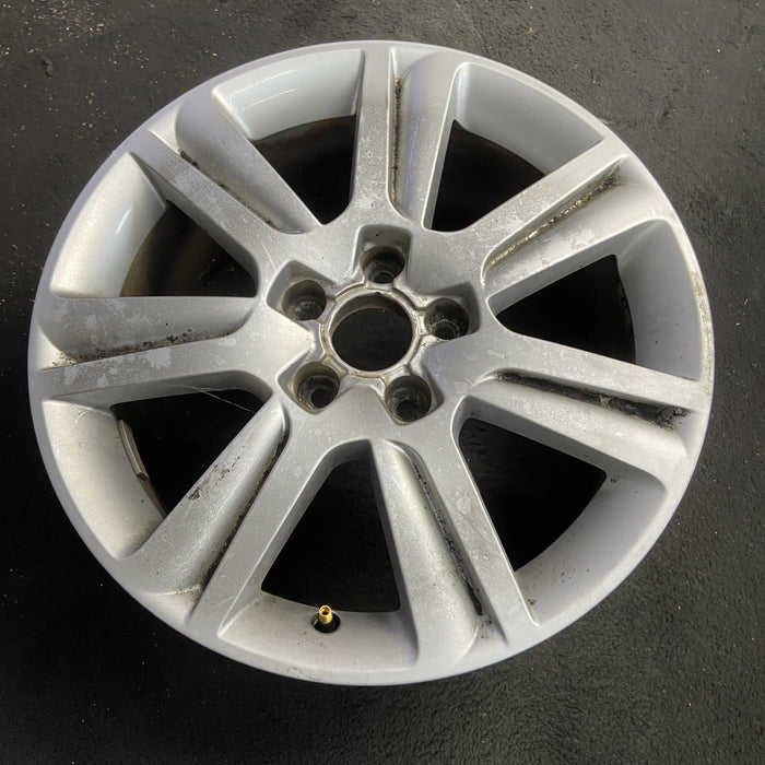 17" AUDI A4 09-11 17x7.5 , 7 spoke Original OEM Wheel Rim - Side Profile