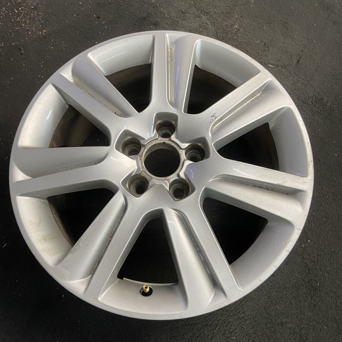17" AUDI A4 09-11 17x7.5 , 7 spoke Original OEM Wheel Rim - Side Profile