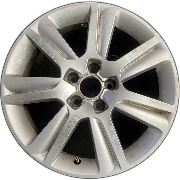 17" AUDI A4 09-11 17x7.5 , 7 spoke Original OEM Wheel Rim - Front View