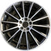 19" MERCEDES C-CLASS 17 205 Type Cpe C300 19x8.5 14 spoke black accents - Front View