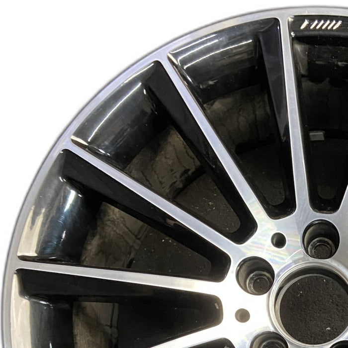 19" MERCEDES C-CLASS 17 205 Type Cpe C300 19x8.5 14 spoke black accents - Angle View