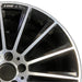 19" MERCEDES C-CLASS 17 205 Type Cpe C300 19x8.5 14 spoke black accents - Side Profile