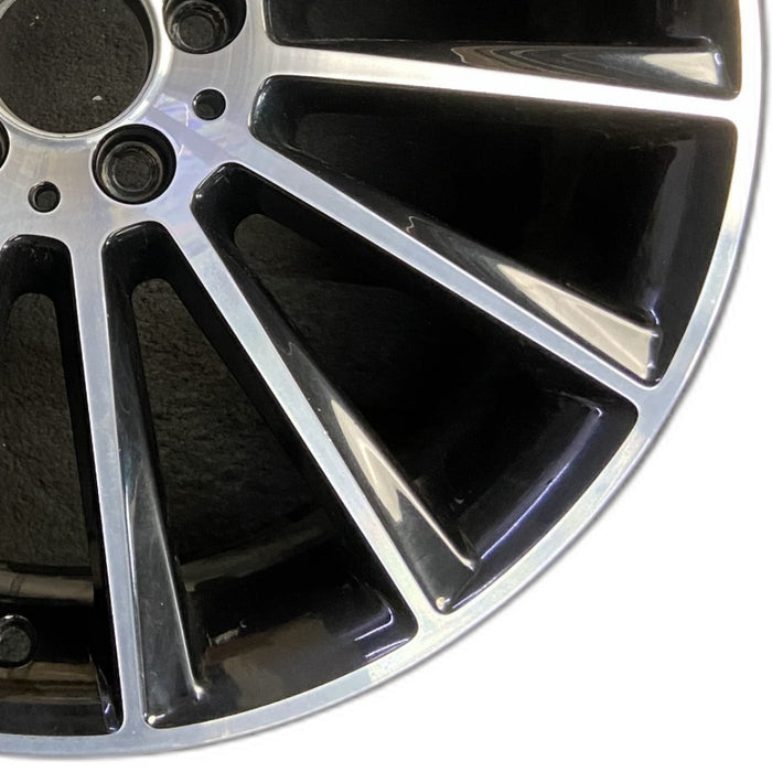 19" MERCEDES C-CLASS 17 205 Type Cpe C300 19x8.5 14 spoke black accents - Close-Up Detail