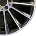 19" MERCEDES C-CLASS 17 205 Type Cpe C300 19x8.5 14 spoke black accents - Close-Up Detail