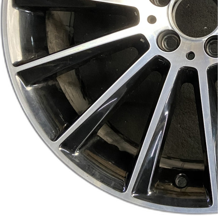 19" MERCEDES C-CLASS 17 205 Type Cpe C300 19x8.5 14 spoke black accents - Back View