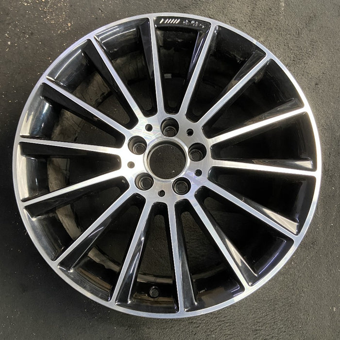 19" MERCEDES C-CLASS 17 205 Type Cpe C300 19x8.5 14 spoke black accents - Additional View
