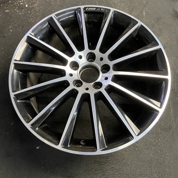 19" MERCEDES C-CLASS 17 205 Type Cpe C300 19x8.5 14 spoke black accents - View 7