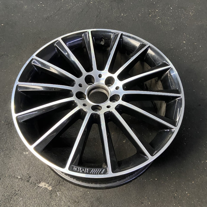 19" MERCEDES C-CLASS 17 205 Type Cpe C300 19x8.5 14 spoke black accents - View 8
