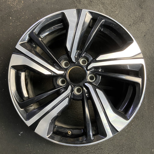 17" CIVIC 16-18 17x7 , factory installed, w/split spoke Original OEM Wheel Rim - Additional View