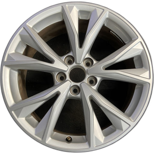 18" AUDI Q3 21-25 18x7 , , V spoke Original OEM Wheel Rim - Front View