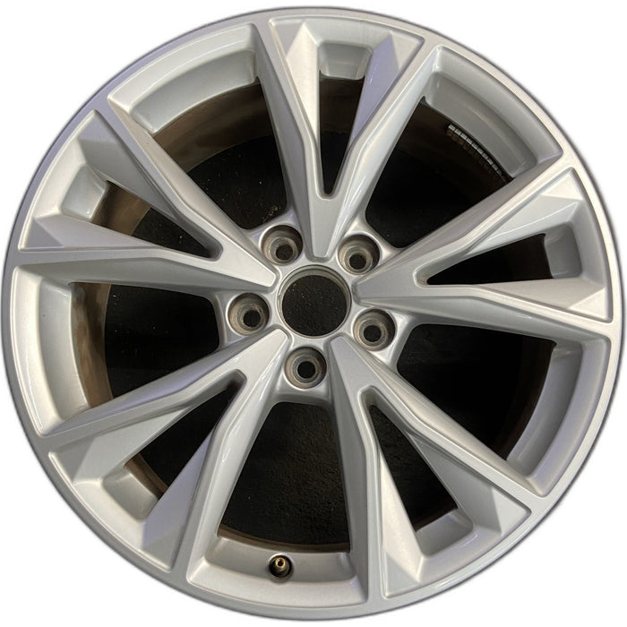 18" AUDI Q3 21-25 18x7 , , V spoke Original OEM Wheel Rim - Front View