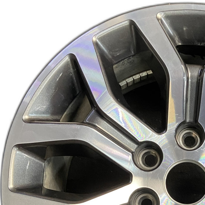 18" FORD F150 PICKUP 21-22 18x8.5 aluminum 6 spoke Y spoke design machined face - Angle View