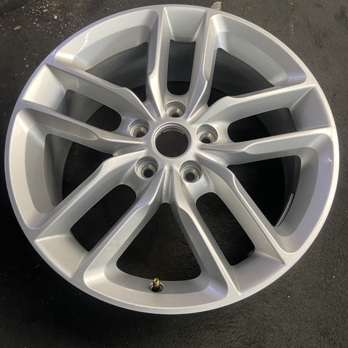20" DURANGO 21 20x8, , double spoke, silver Original OEM Wheel Rim - Side Profile