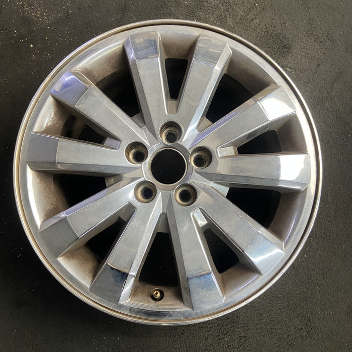 18" EDGE 07 18x7.5 , 10 spoke, chrome clad Original OEM Wheel Rim - Additional View