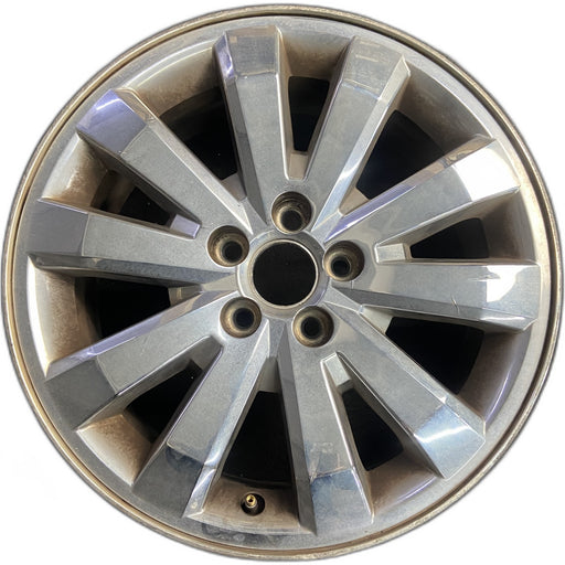 18" EDGE 07 18x7.5 , 10 spoke, chrome clad Original OEM Wheel Rim - Front View