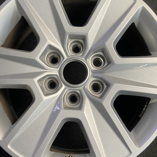 18" FORD F150 PICKUP 15-20 18x7.5 aluminum 6 spoke silver ID FL34-1007-NA - Angle View