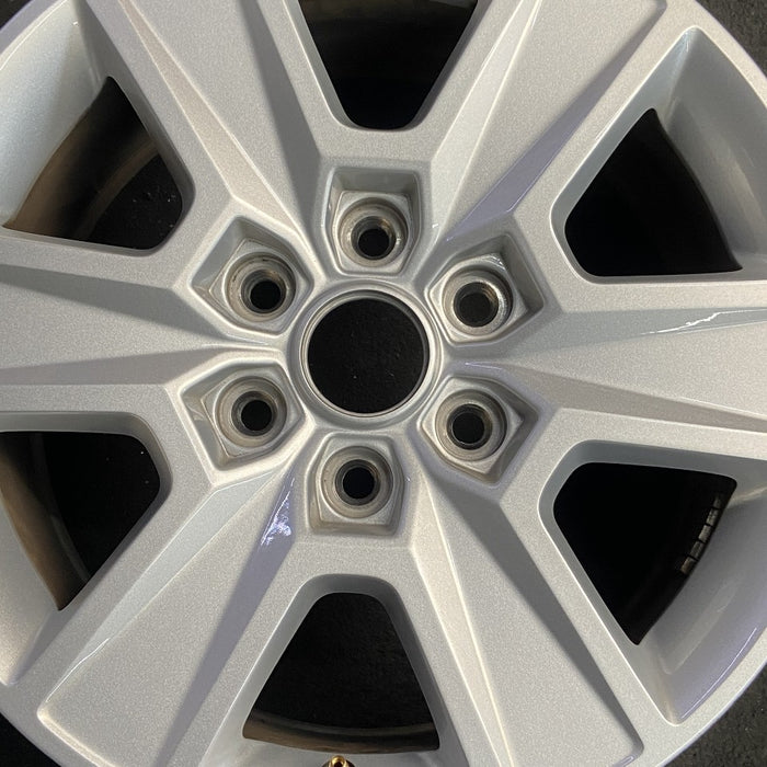 18" FORD F150 PICKUP 15-20 18x7.5 aluminum 6 spoke silver ID FL34-1007-NA - Angle View